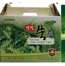 품절 인진쑥즙60팩(115ml)인진쑥